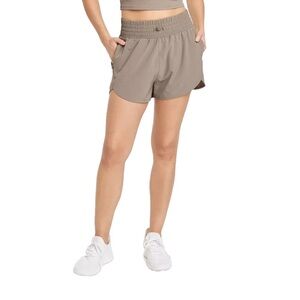 All in Motion Women's Athletic Shorts - Tan